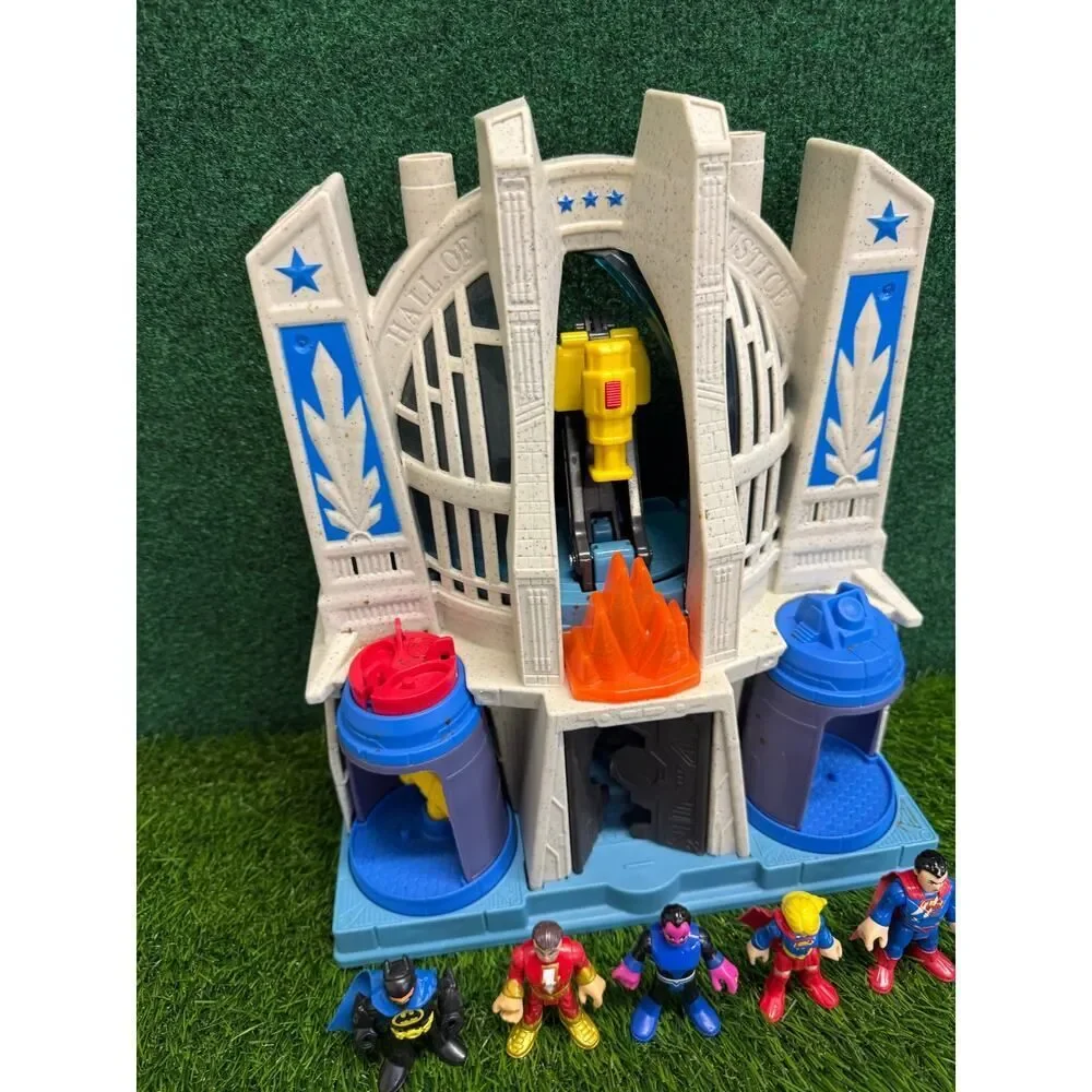 Imaginext Justice League Hall of Justice Playset & Figures Batman Superman Heros
